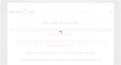 Desktop Screenshot of gear2go.biz